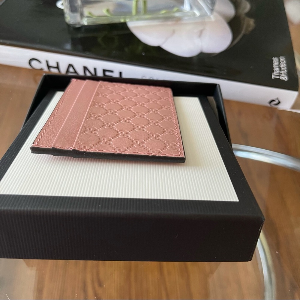 ❌SOLD❌ Gucci Microguccissima Card Holder Pink - Picture 5 of 7